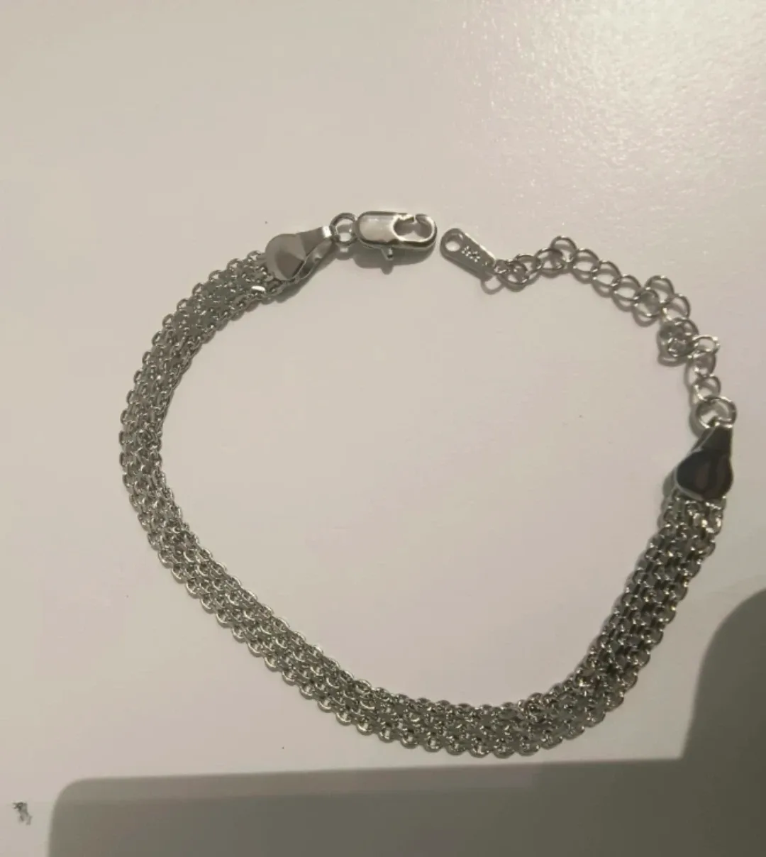 925 Silver Milan Chain Vintage Bracelet image indicator(5)