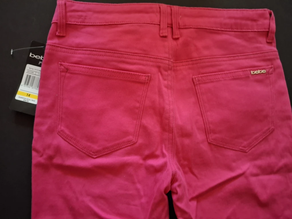 NEW Bebe girl's jean - size 14 - photo 5