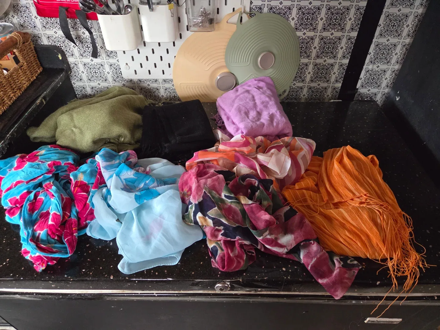 Assorted Scarves - Various Colours & Styles