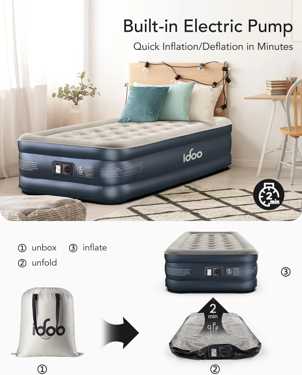 Air Mattress with Built in Pump BNIB - photo 3