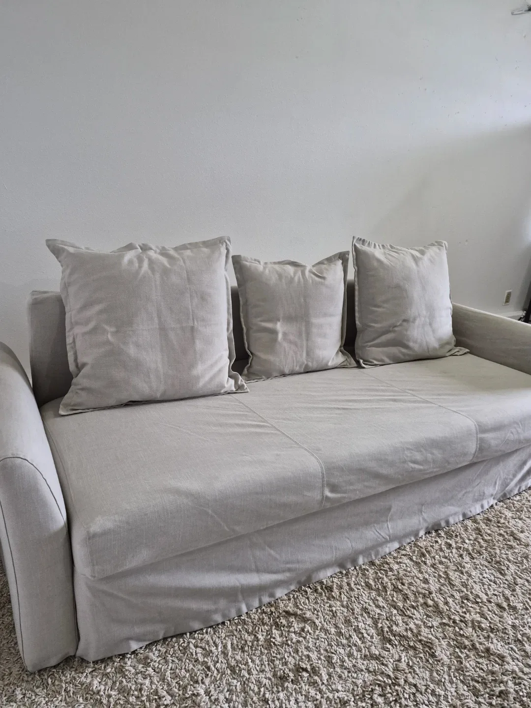 Ikea Friheten 3 Seater Pullout Sofabed with bottom storage image indicator(5)