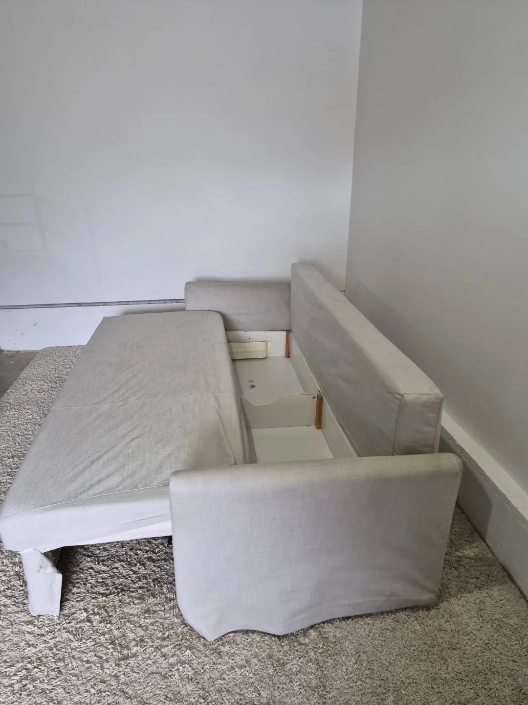 Ikea Friheten 3 Seater Pullout Sofabed with bottom storage image indicator(6)