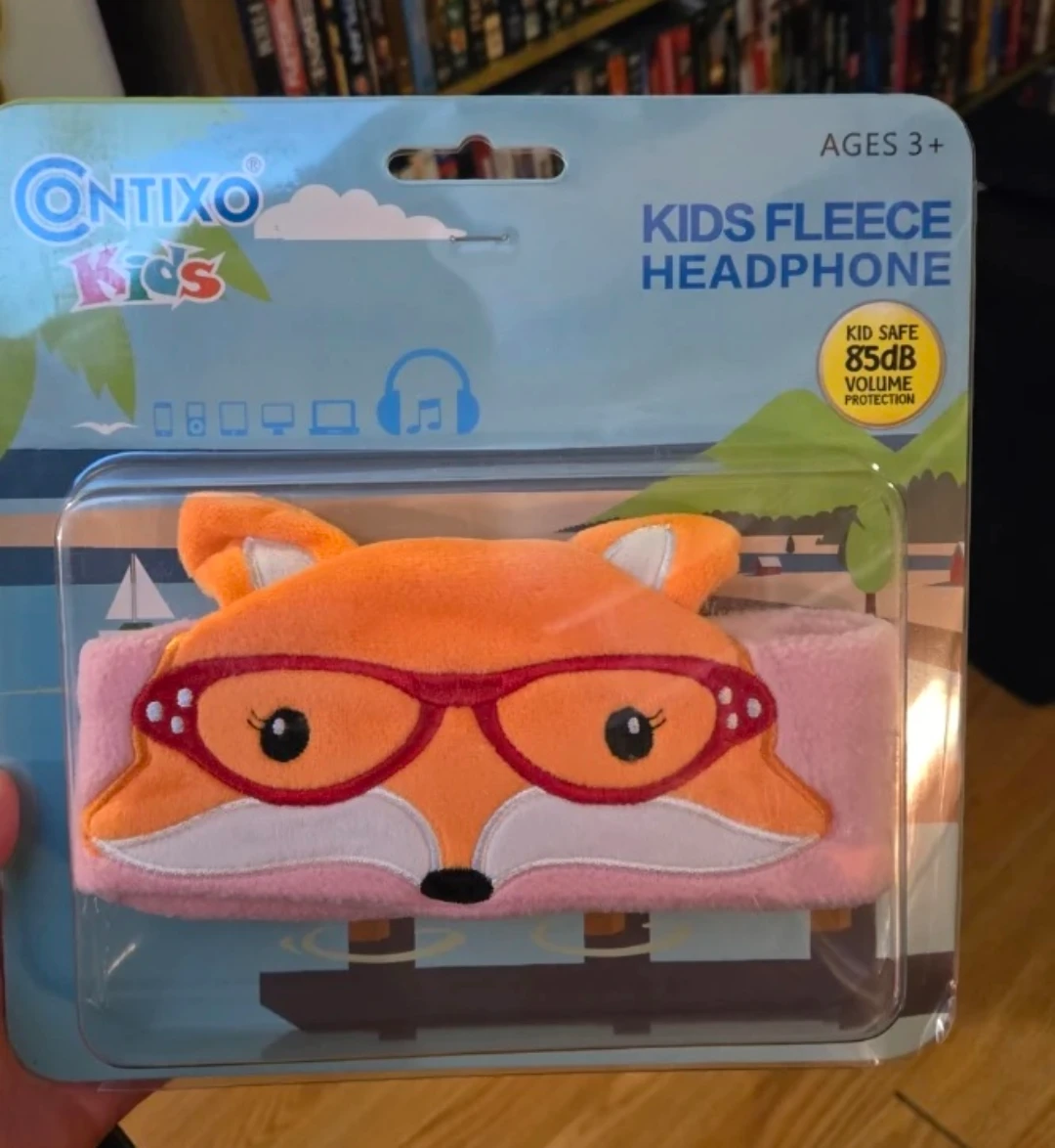 Contixo Kids Fleece Headphone - Fox Design