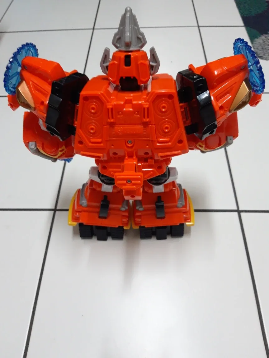 Orange Transforming Robot Toy image indicator(2)