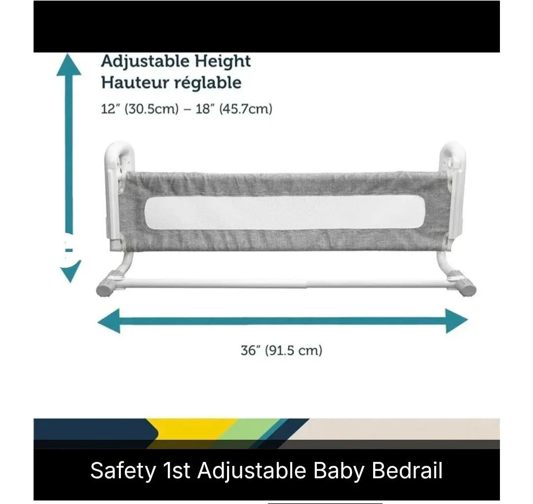 New Safety 1st Top of Mattress Bedrail image indicator(2)