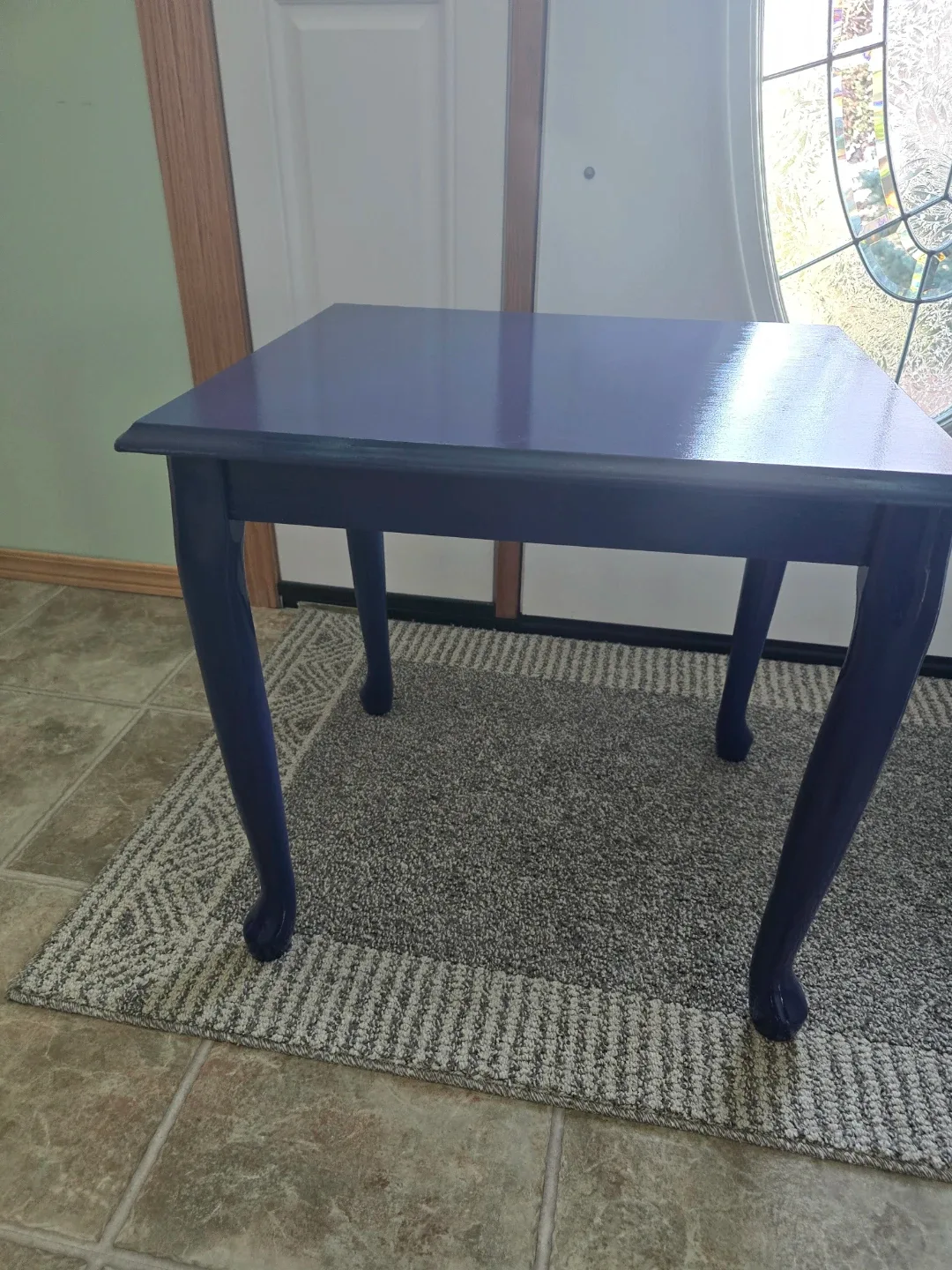 Blue Painted Side Table image indicator(3)