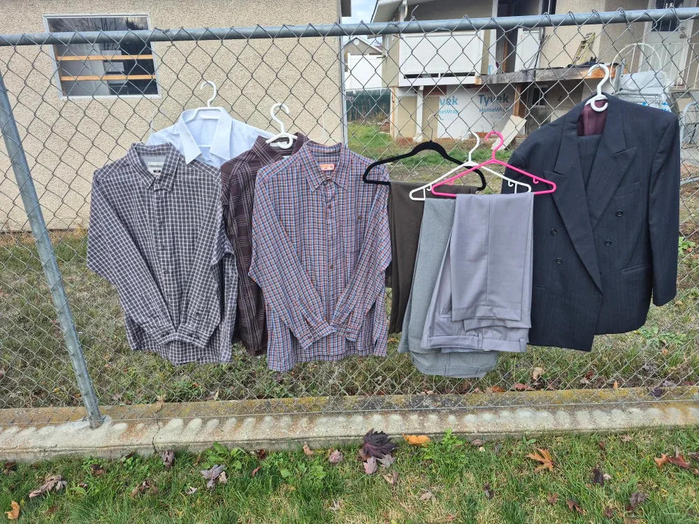 Shirts, Pants, Suit Jacket (Large, Size 38-40)