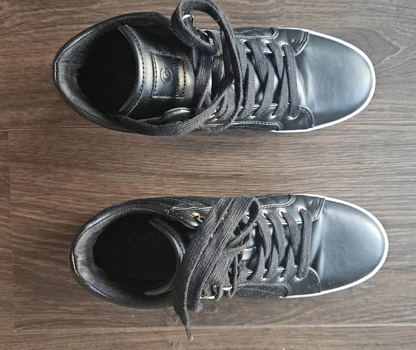 Guess Los Angeles Black High Top Sneakers - Size 8 - photo 5