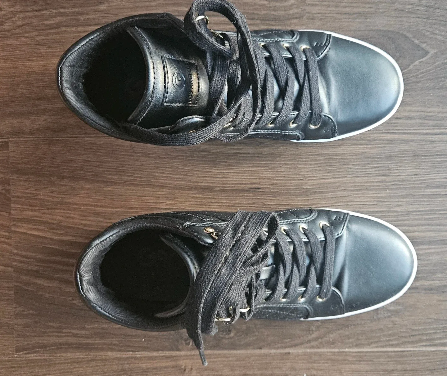 Guess Los Angeles Black High Top Sneakers - Size 8 image indicator(5)