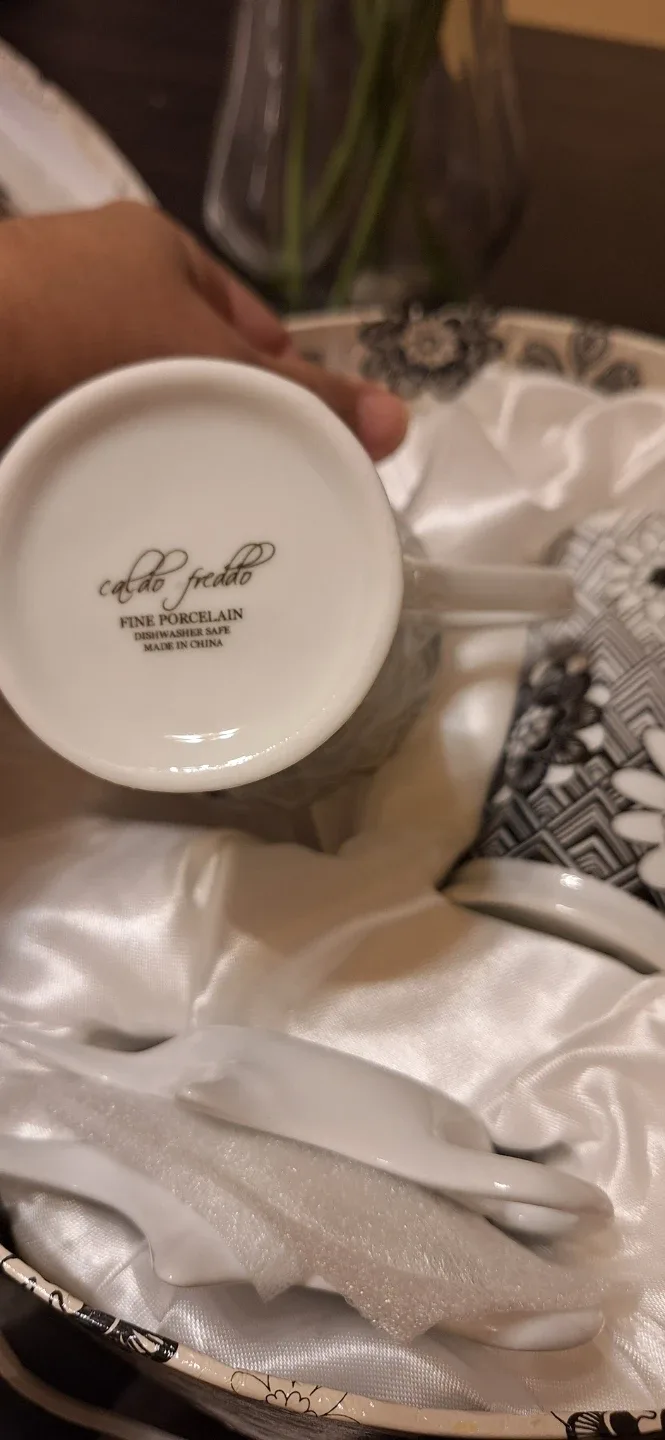 La Cafetiere Set of 2 Espresso Cups & Saucers image indicator(8)