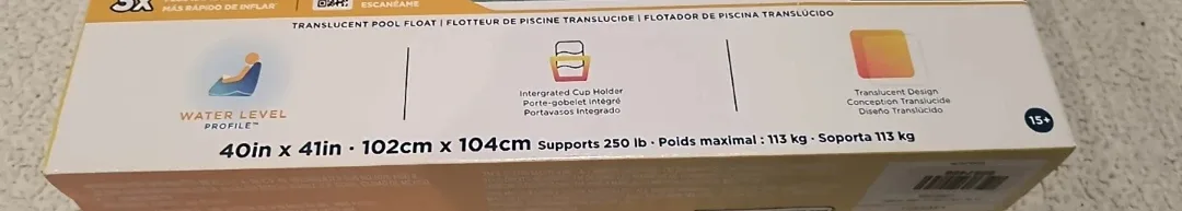SwimWays Dry Float Socializer Pool Float - NEW in Box! image indicator(3)