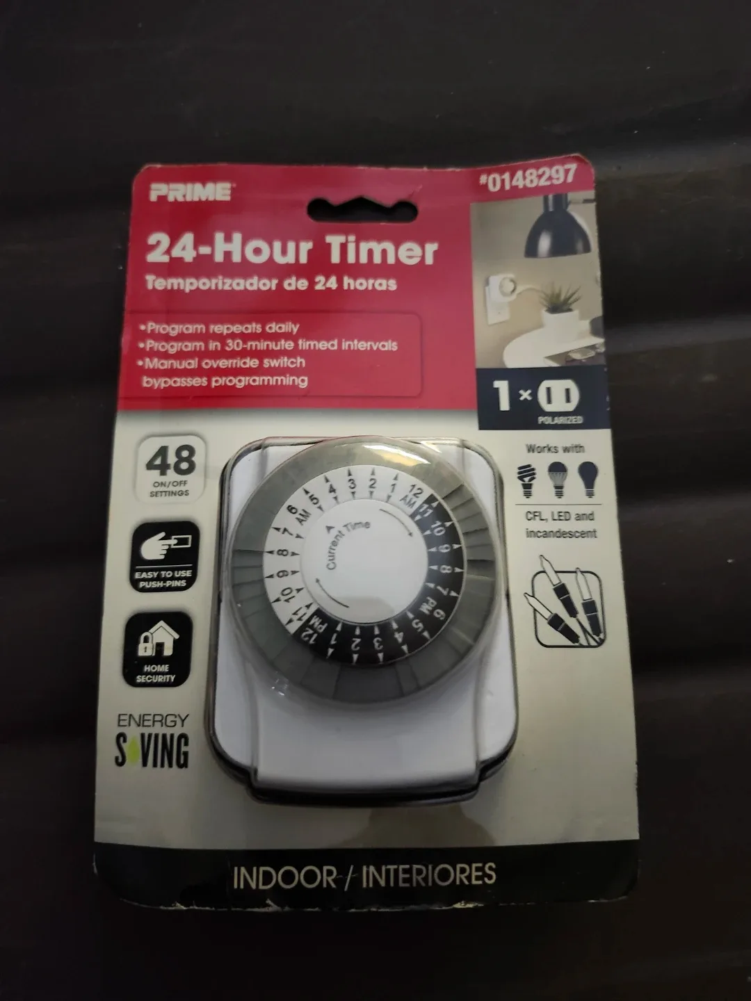 Prime 24-Hour Timer & Noma Mechanical Timer image indicator(2)