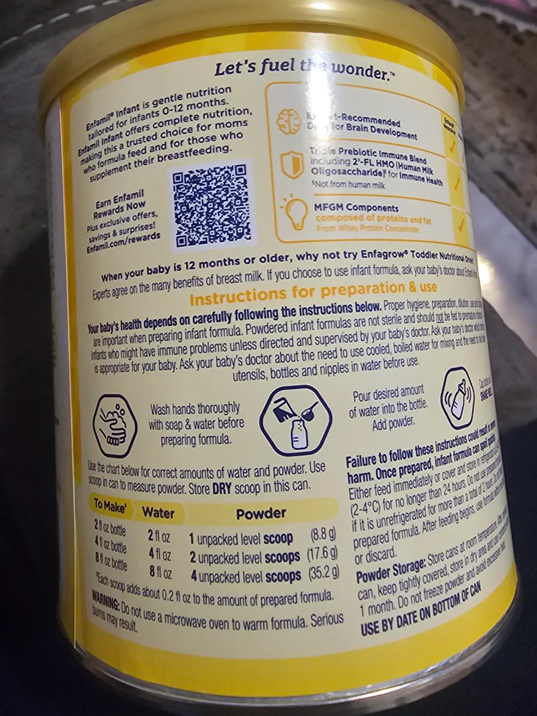 Enfamil Infant Formula Milk-Based Powder image indicator(3)