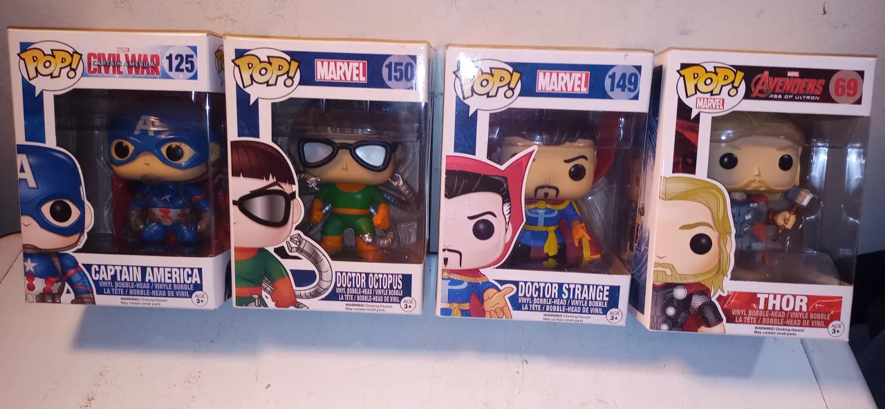 Marvel Pops figures unopened collectibles thumbnail