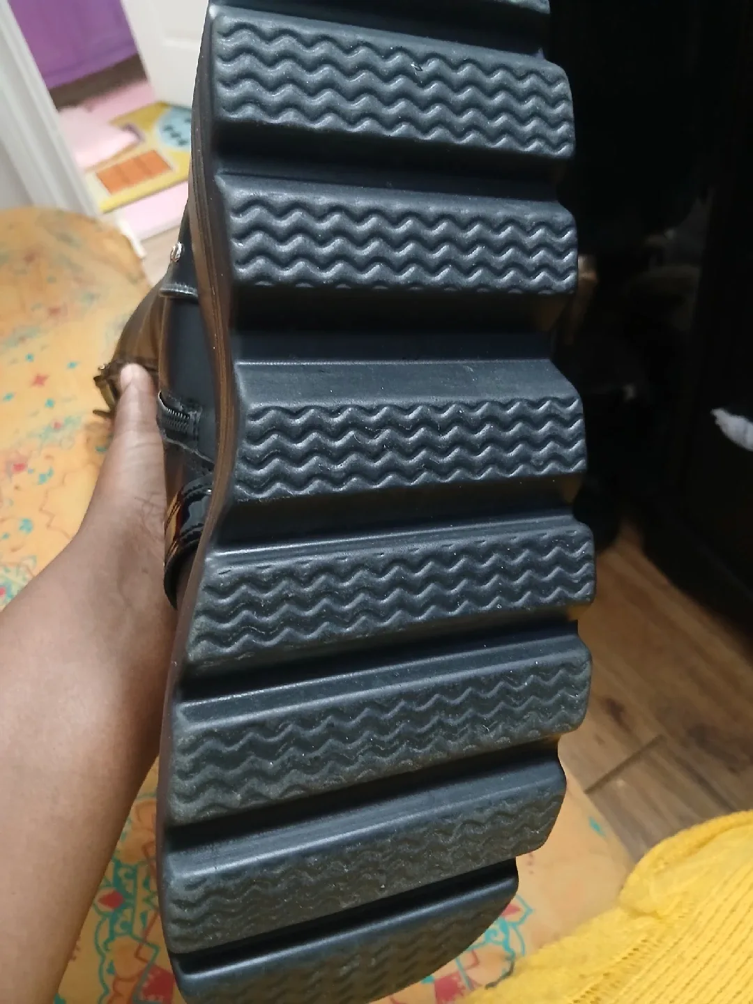 Demonia Black Platform Boots image indicator(7)