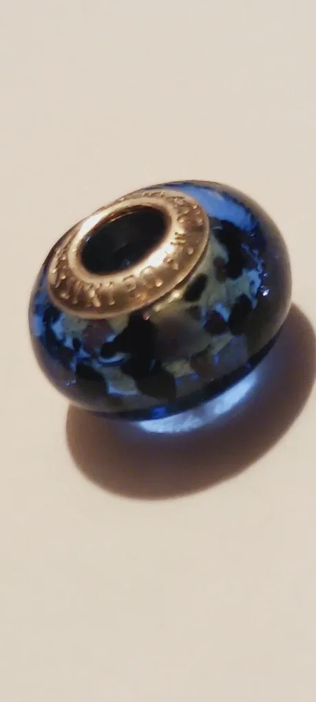 Sterling Silver Murano Art Glass Bead Charm image indicator(2)