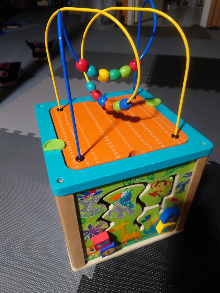 Wooden Activity Cube - photo 3