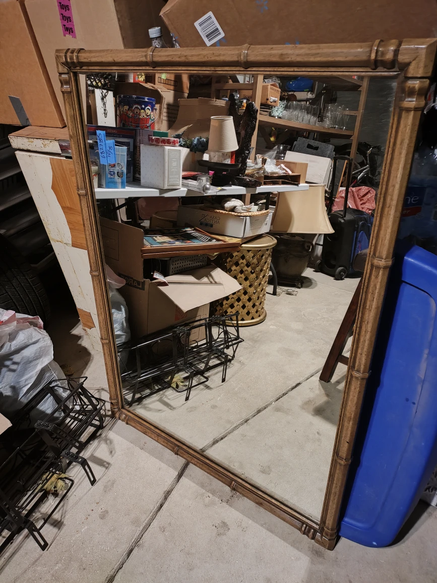 Wood Framed Mirror - photo 2