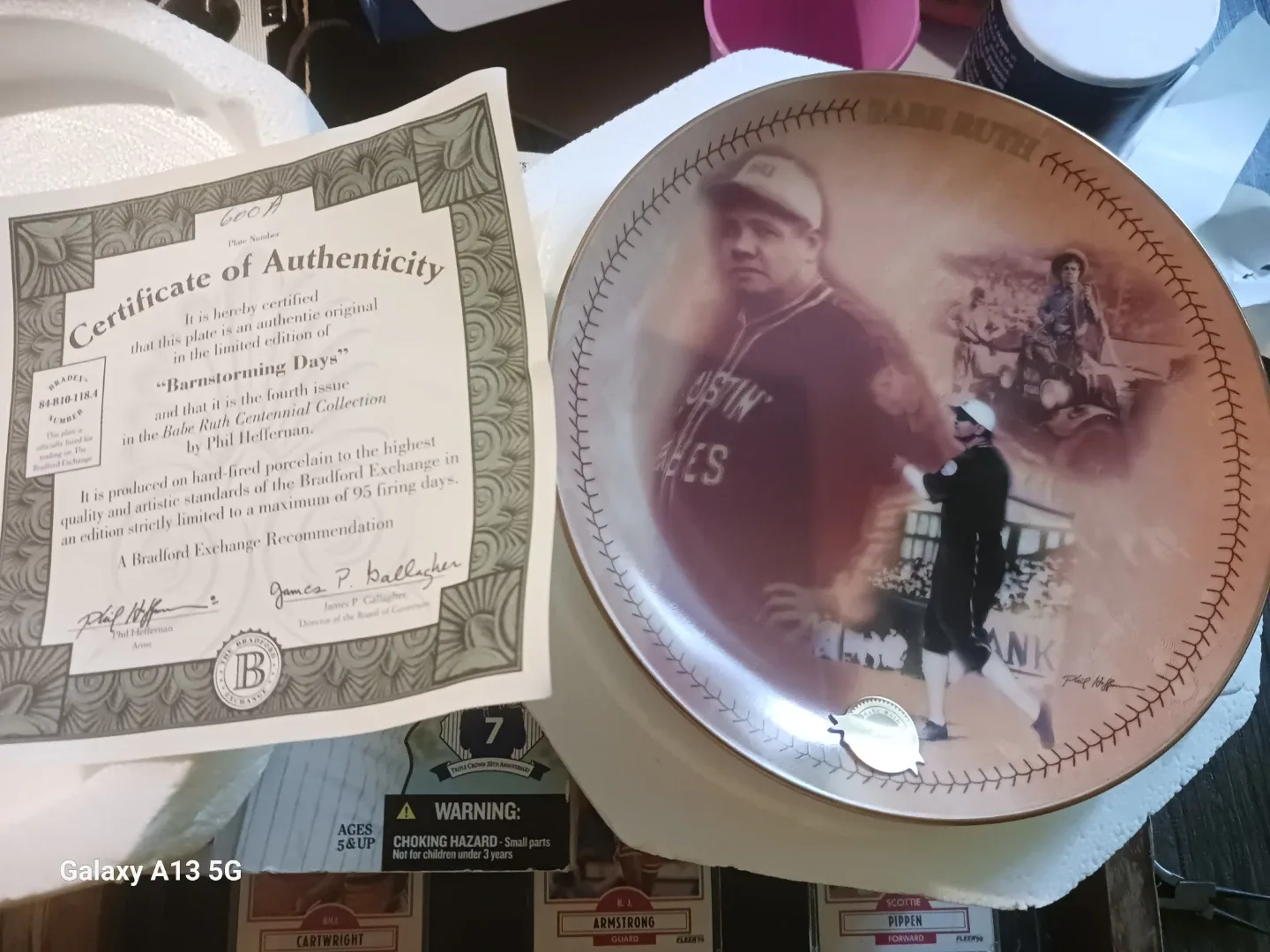 Babe Ruth "Barnstorming Days" Plate