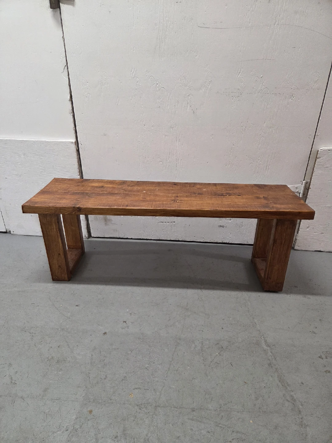 Handmade Wooden Bench - Rustic Style
