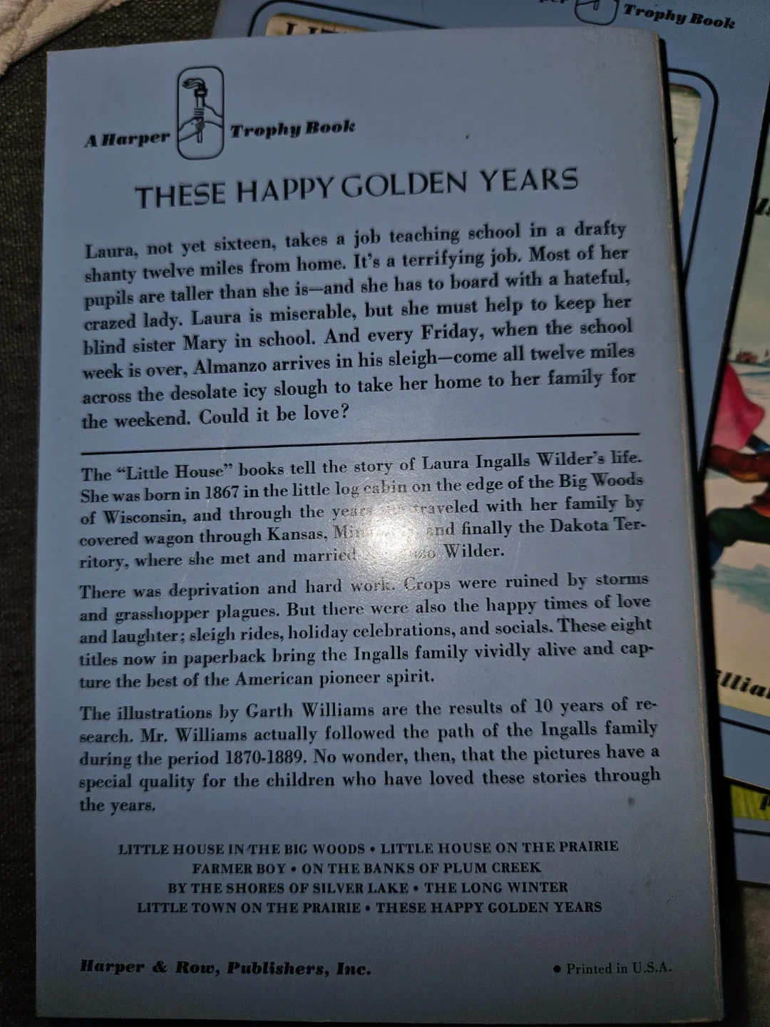 Little House Books by Laura Ingalls Wilder image indicator(9)