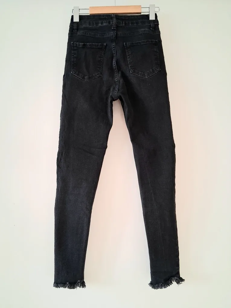 Zipper Detail Jeans Women Sz 24 image indicator(3)
