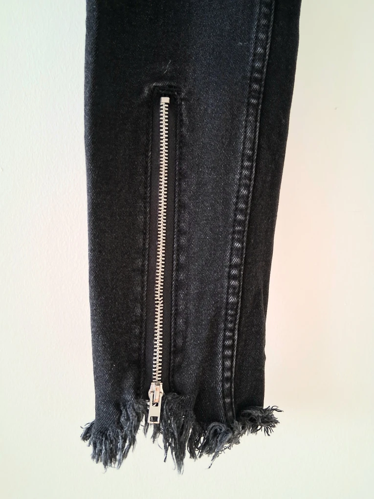 Zipper Detail Jeans Women Sz 24 - photo 4