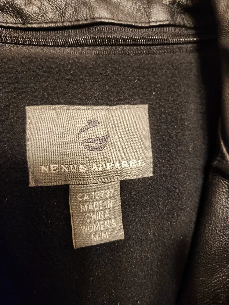 Nexus Apparel Women's Leather Jacket - M image indicator(2)