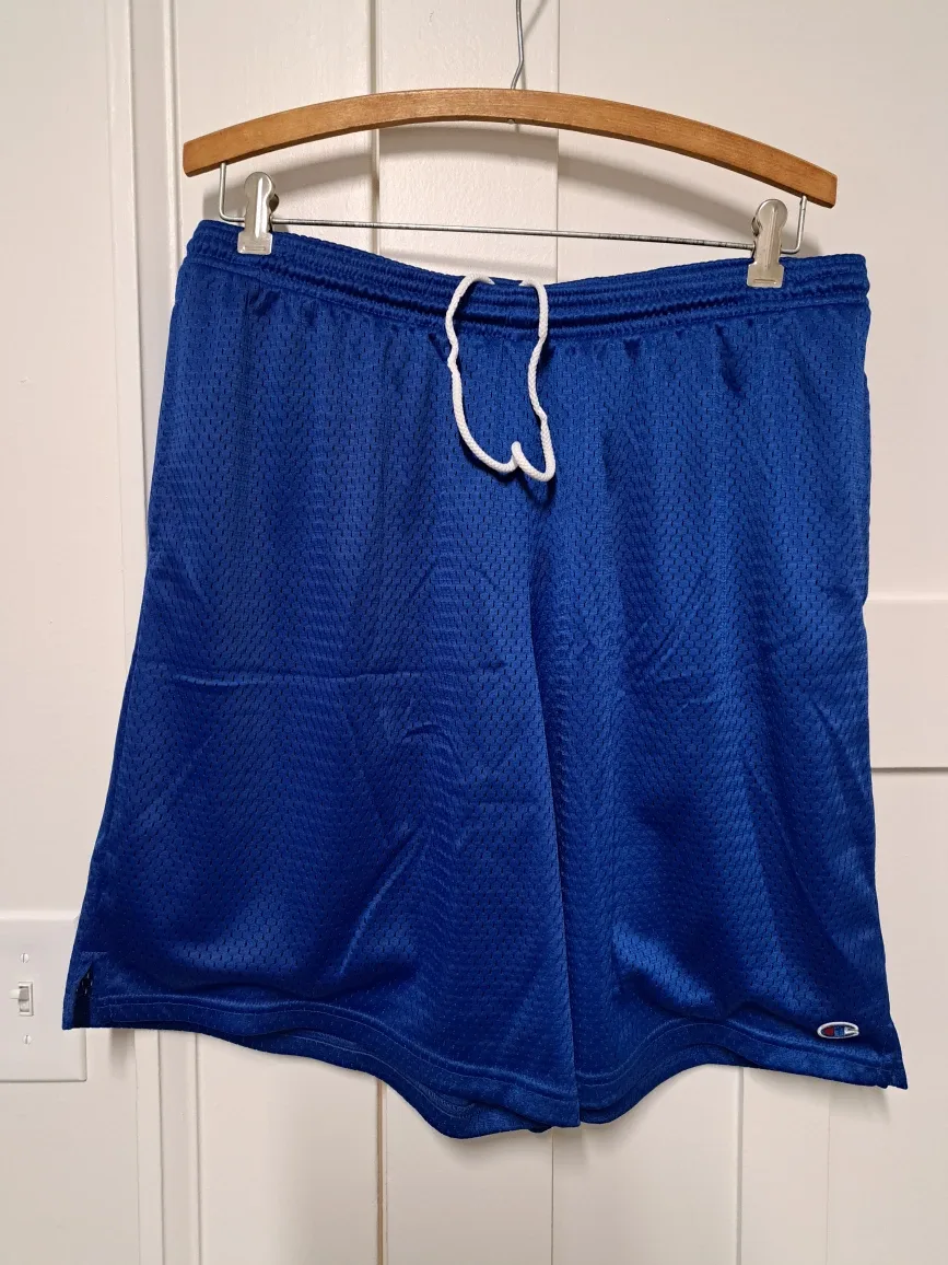Champion Blue Mesh Shorts