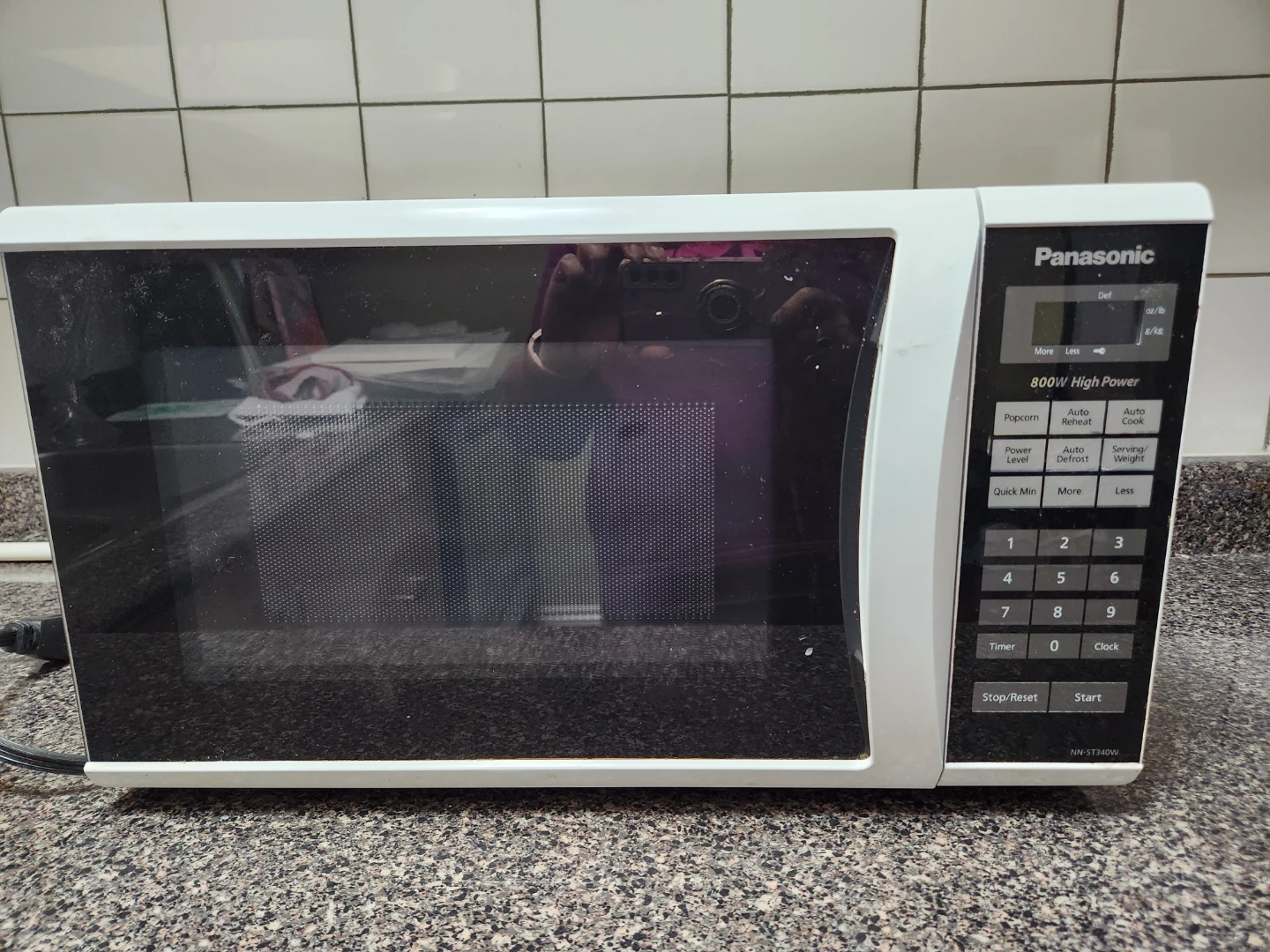 Panasonic NN-ST340W Microwave - 800W