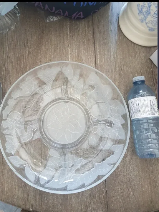 Brand new Mayfair & Jackson Grappa Frosted Serving Dish