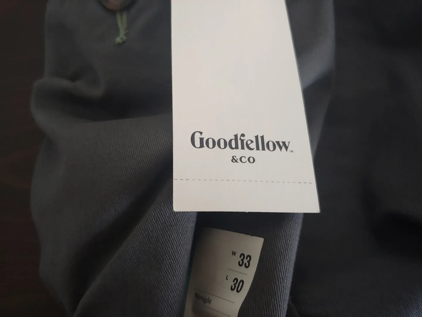 New Goodfellow & Co Chino Pants - 33x30 image indicator(5)
