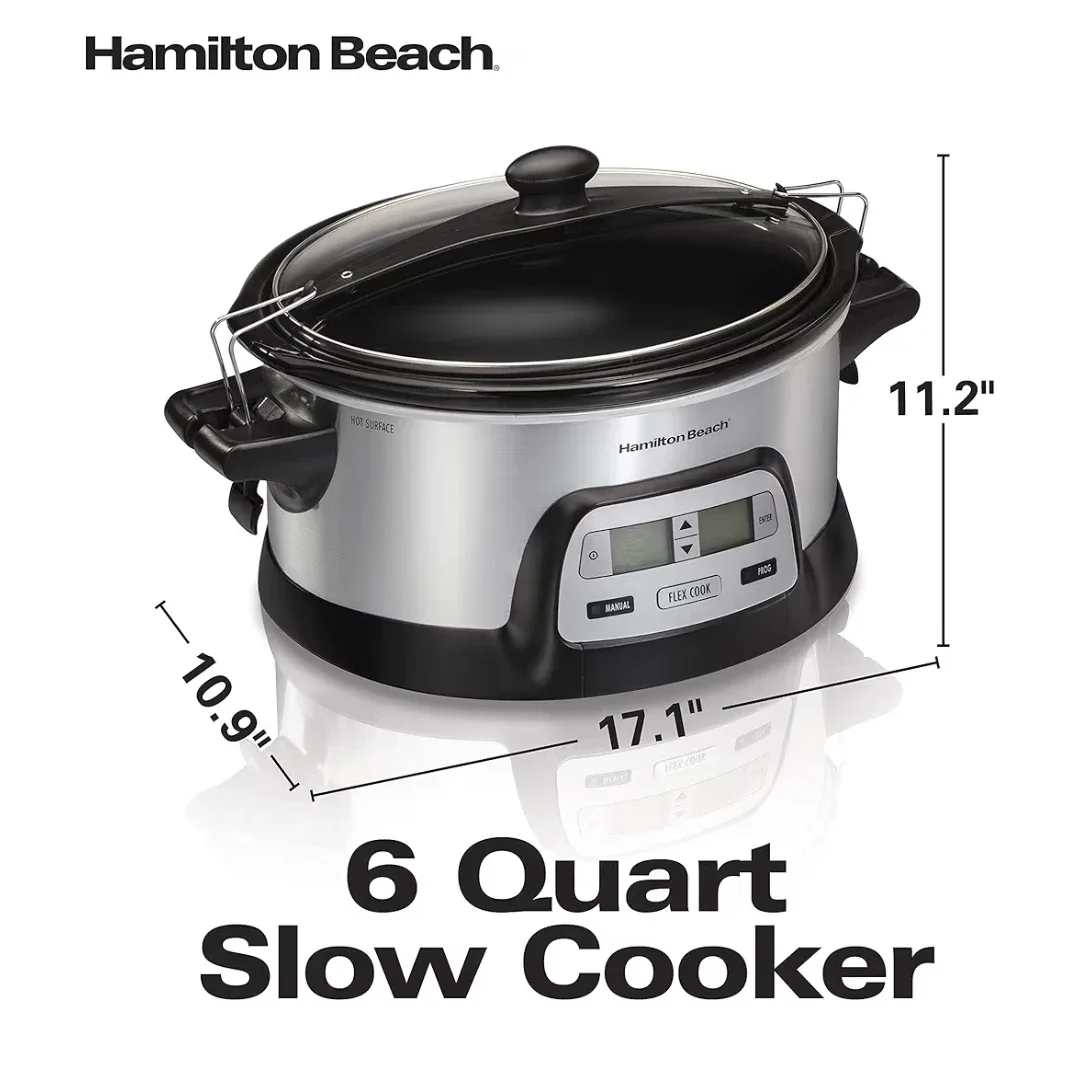 Hamilton Beach 6-Quart Slow Cooker - Like New! image indicator(5)
