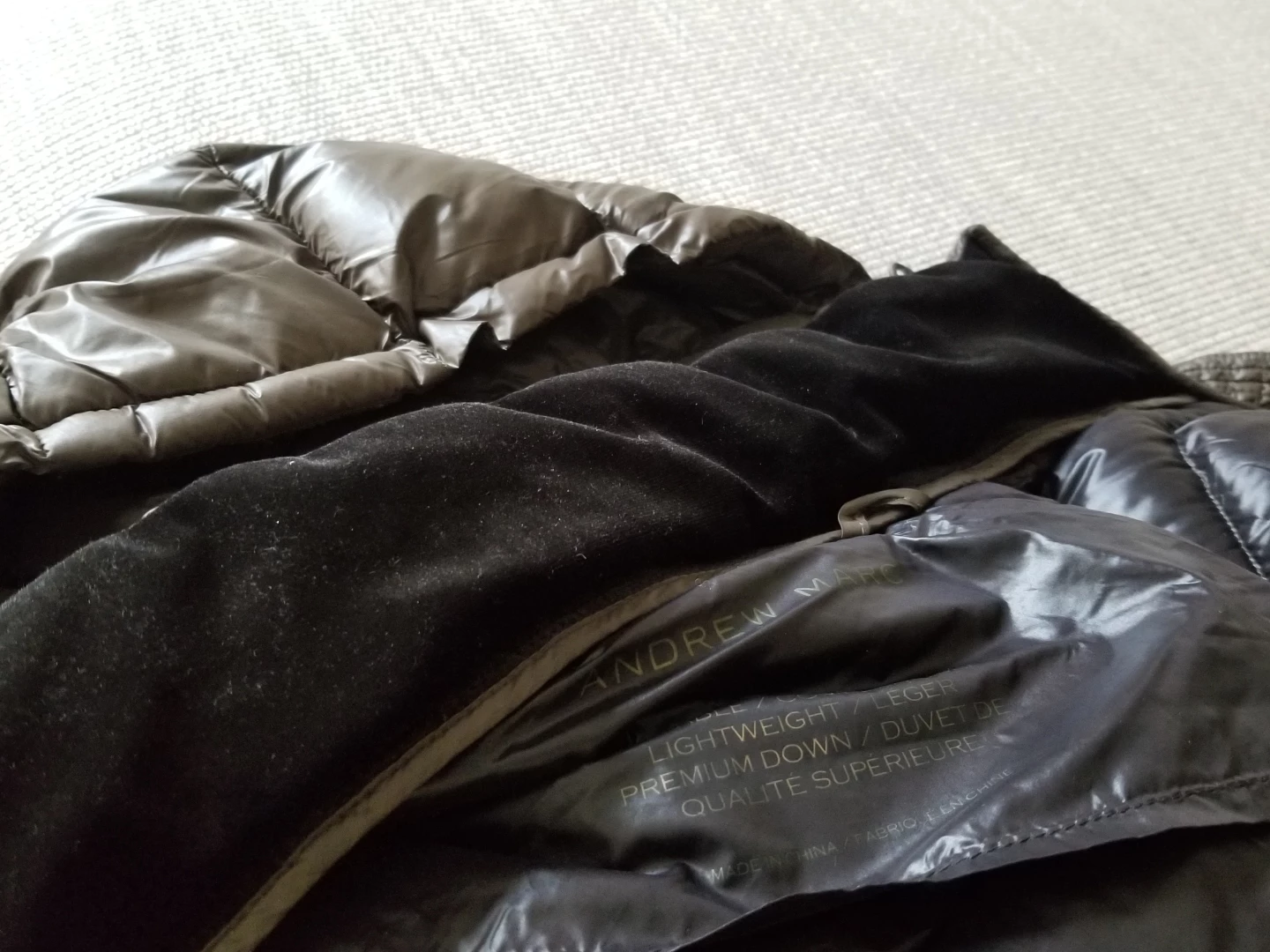 Andrew Marc Packable Down Puffer Jacket - Size M - photo 5