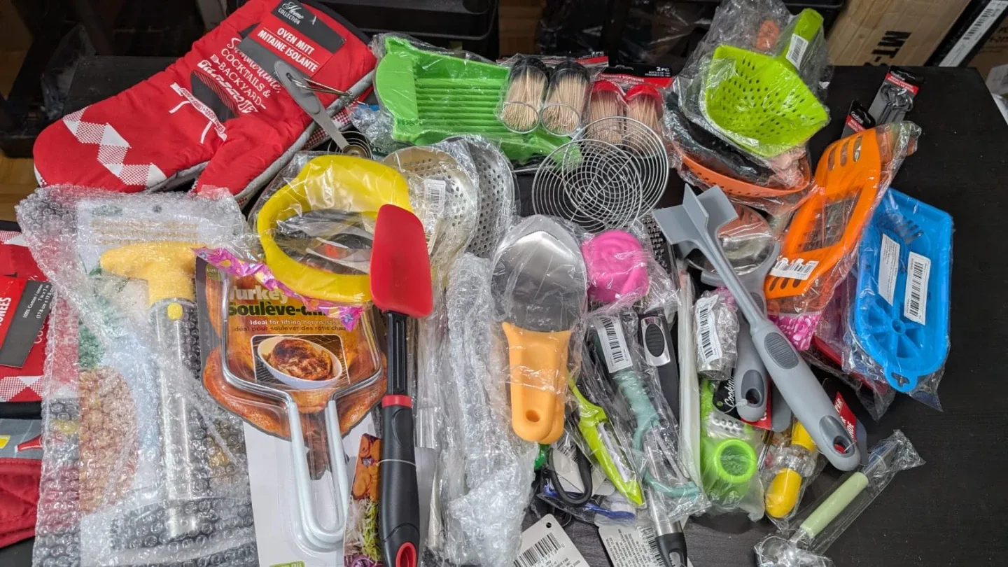Variety of Kitchen, Cooking and Baking Utensils thumbnail