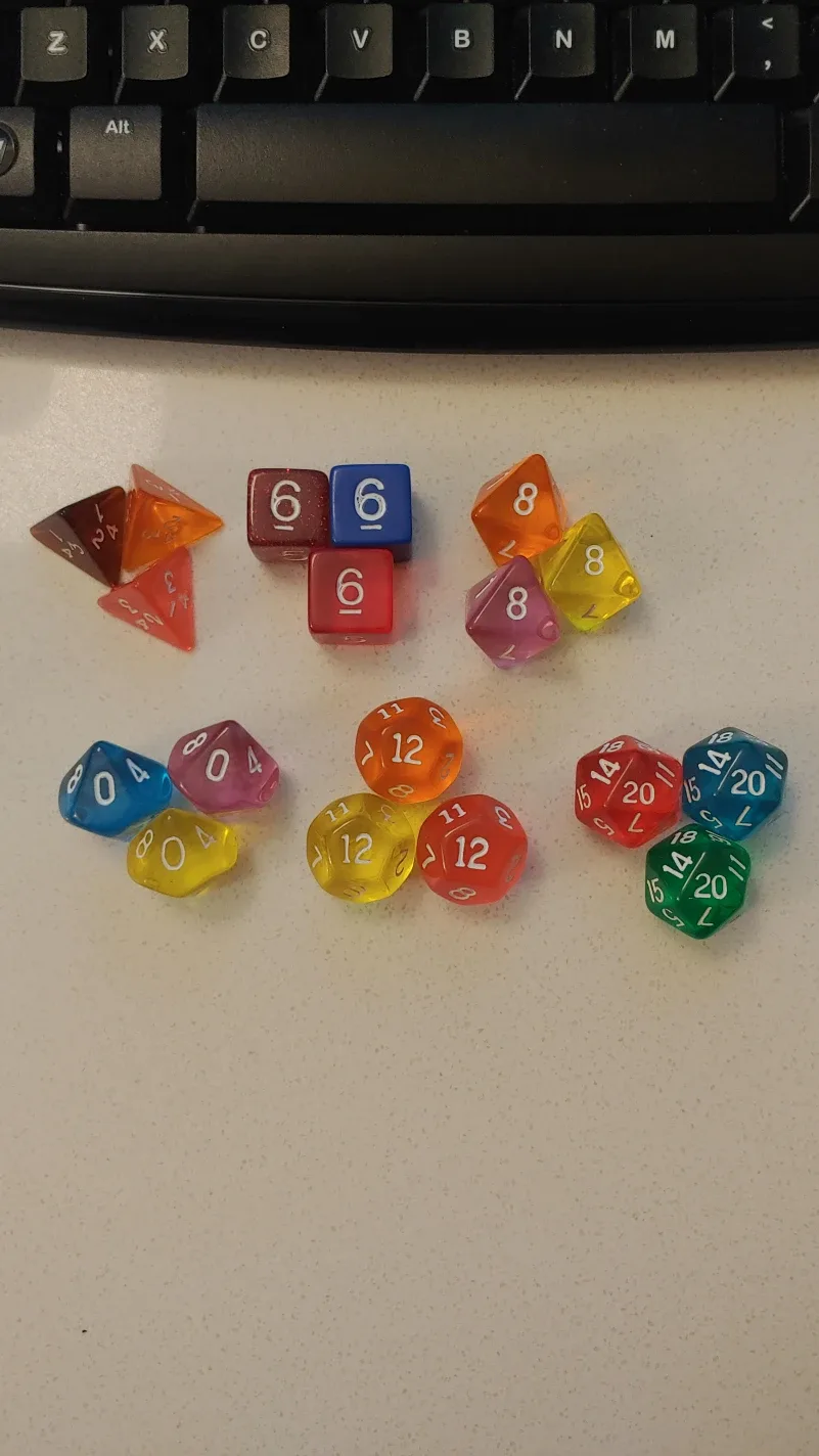 Dice Set for Tabletop Games image indicator(2)