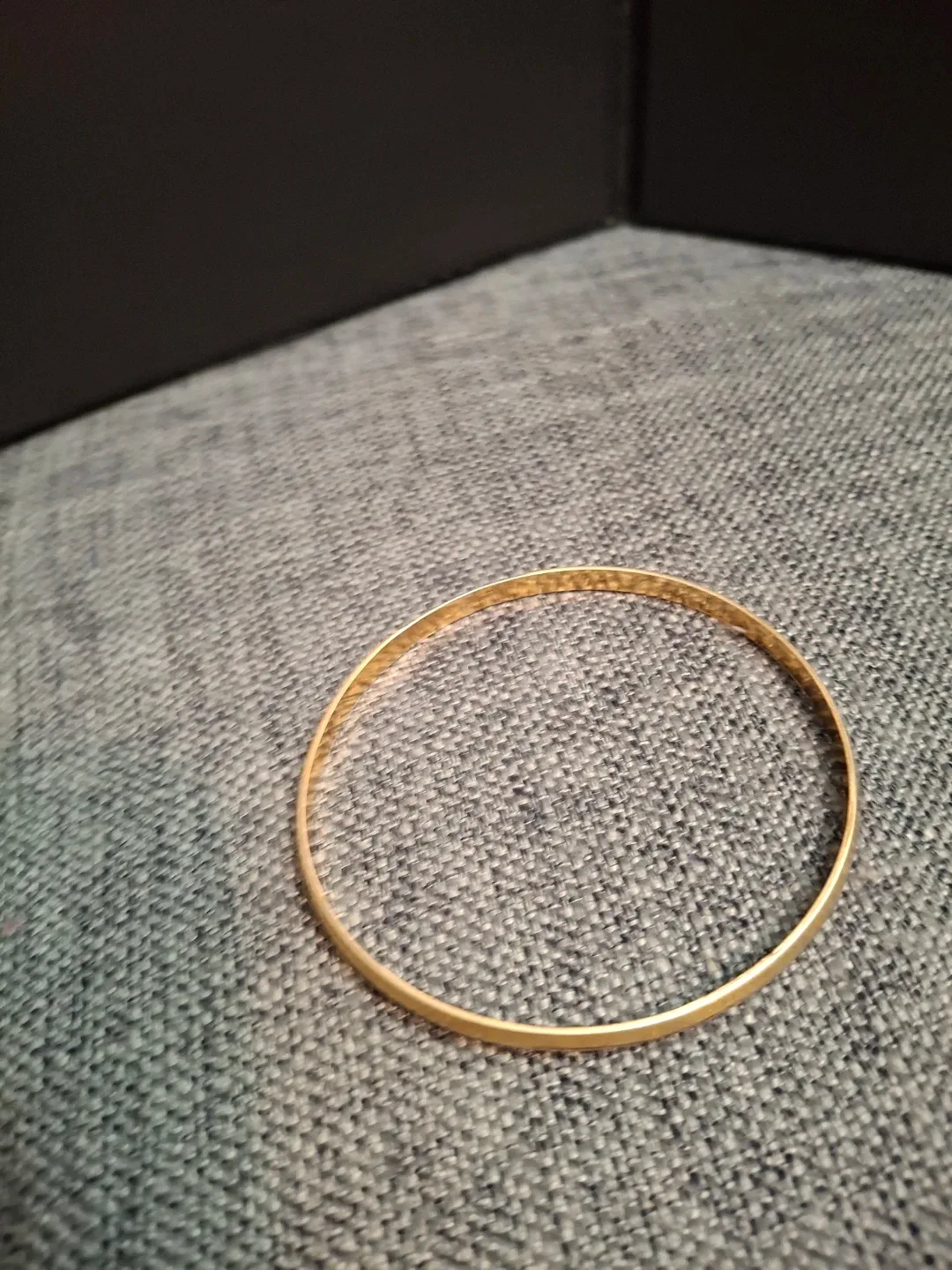 Gold Plated Bangle Bracelet - 2.5 inch diameter image indicator(2)
