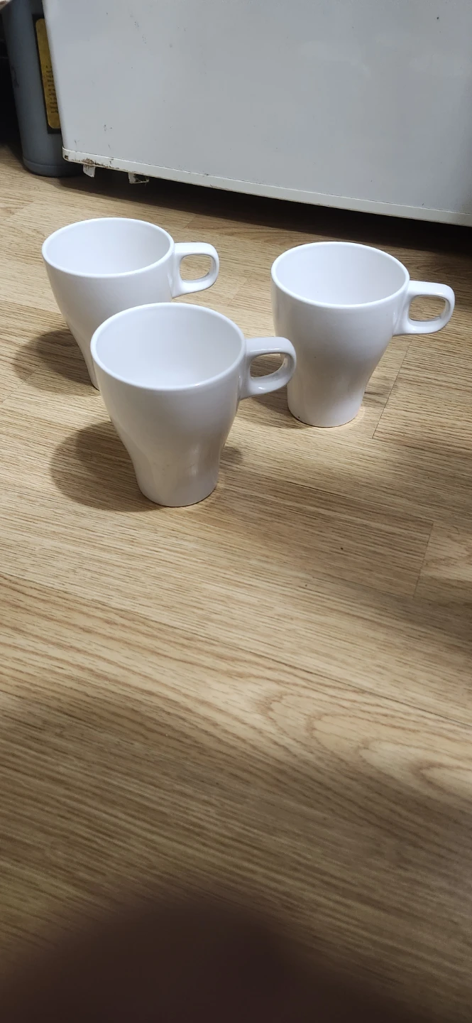 Set of 3 White Mugs. Price firm - photo 3