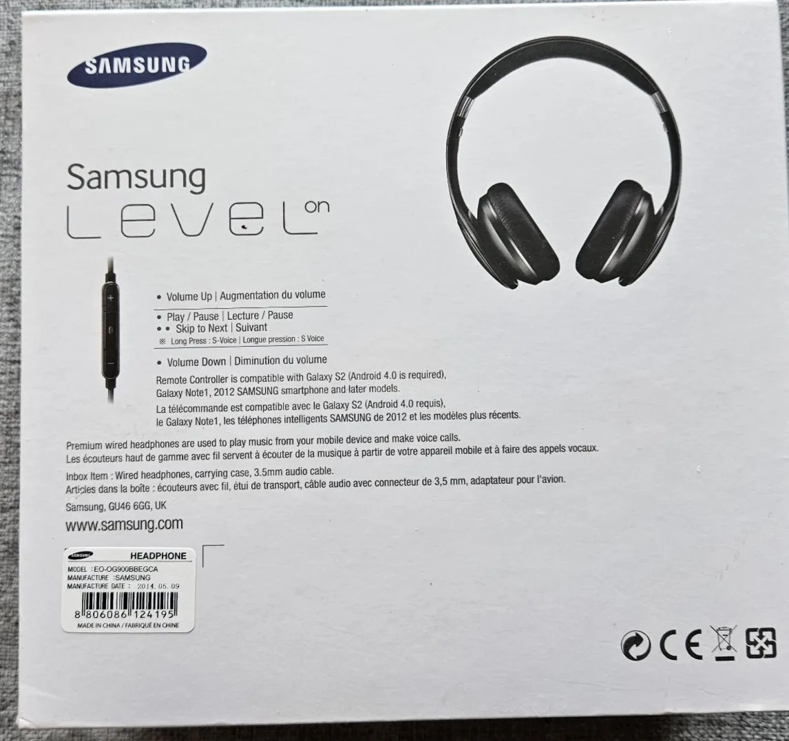 Samsung Level On Wired Headphones - Black image indicator(2)