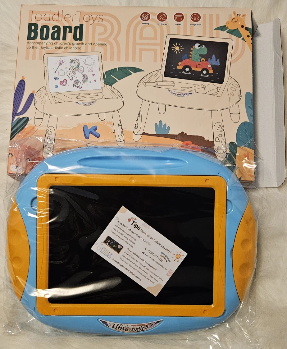 Drawing Board for Toddlers 1-2 with Magnetic Letters and Numbers - photo 2