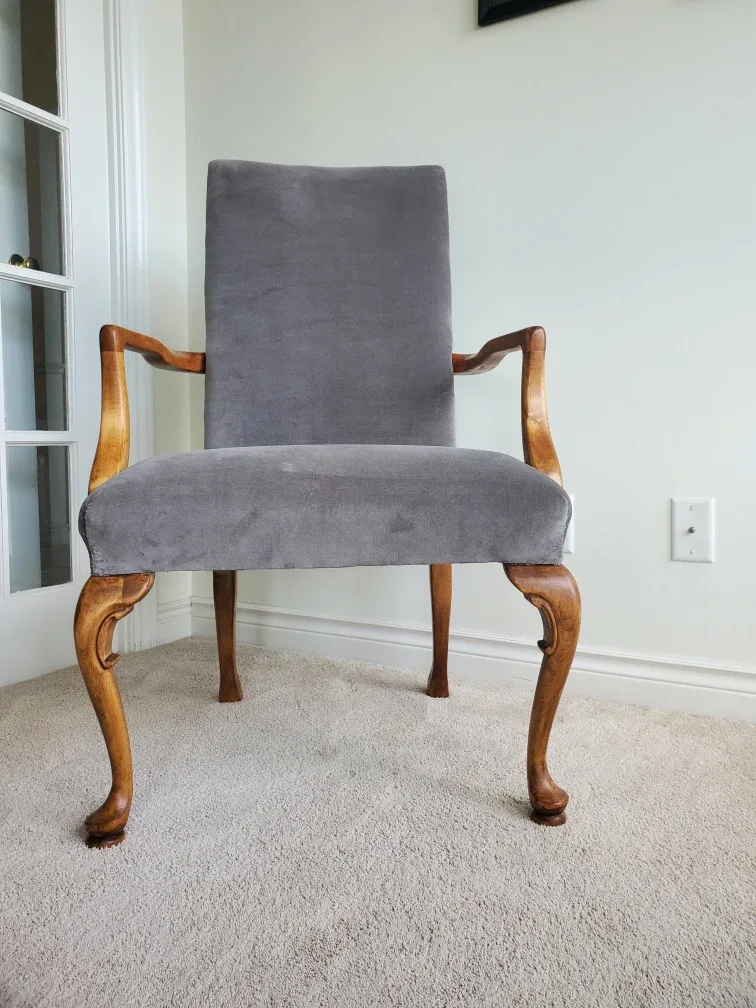 Vintage Velvet Armchairs - Set of 2 image indicator(8)