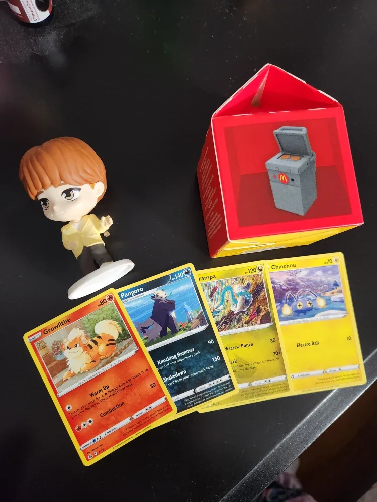 Pokémon Cards & McDonald's Fry Cooker Toy