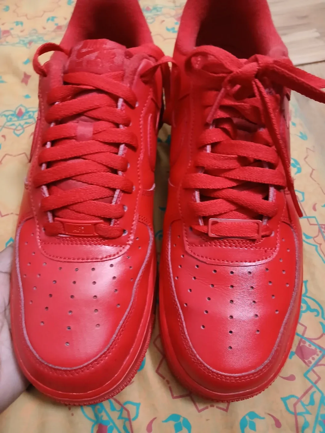 Nike Air Force 1 Red Sneakers image indicator(2)