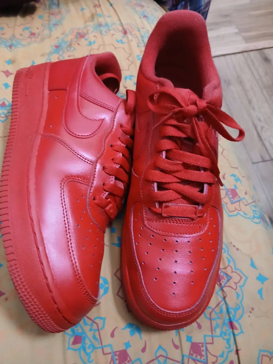 Nike Air Force 1 Red Sneakers image indicator(4)