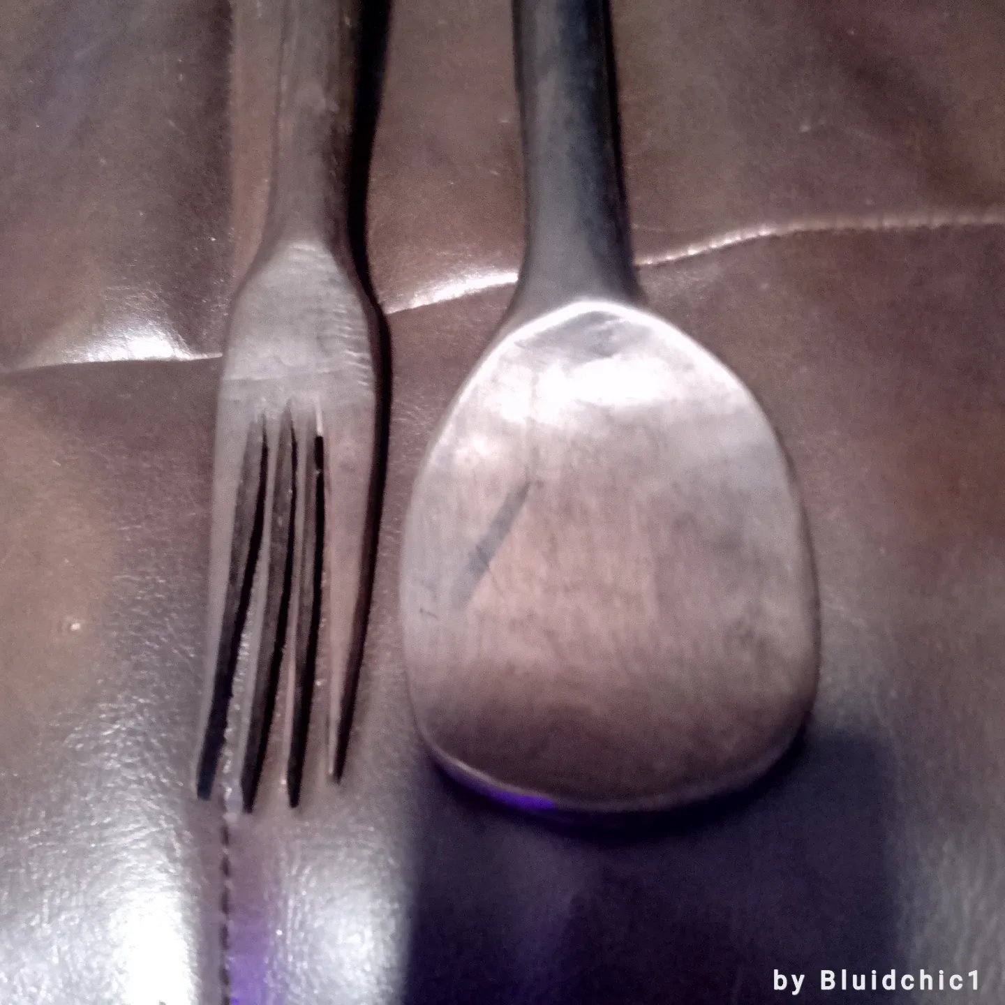 Hand Carved African Wooden Fork and Spoon Set🥕 image indicator(5)