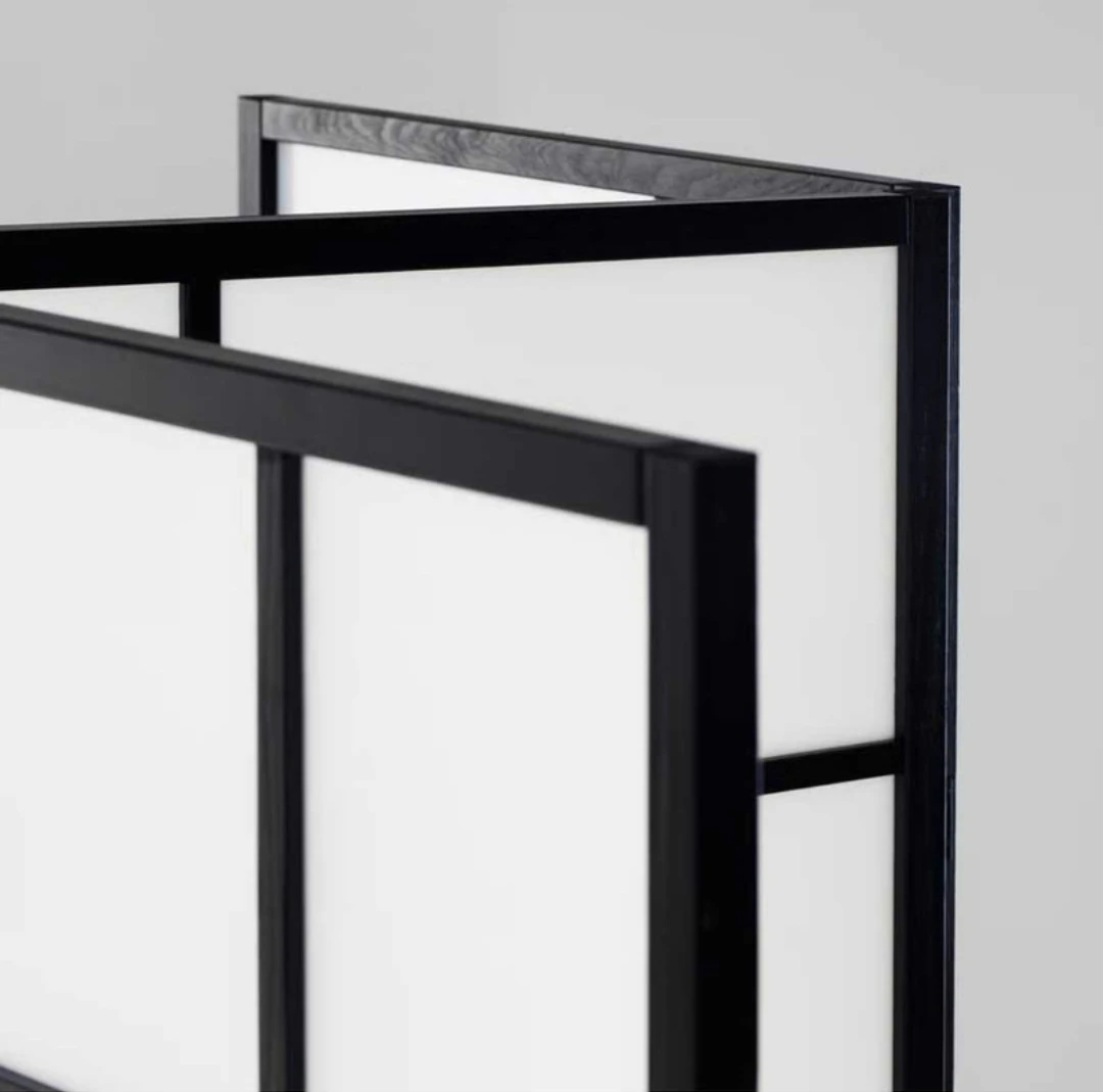 IKEA Screen Room Divider - 3 Panel - Black Frame - photo 5