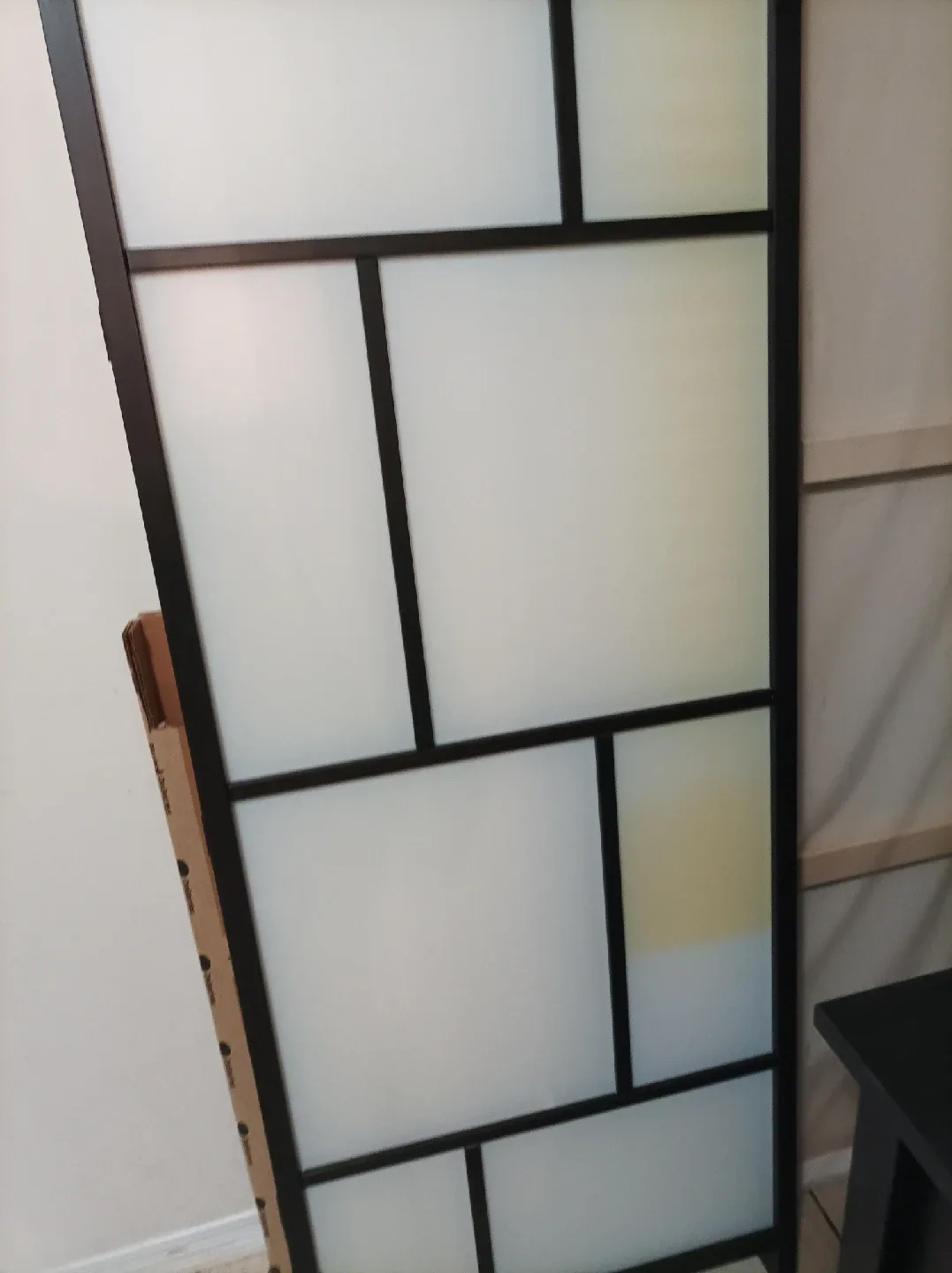 IKEA Screen Room Divider - 3 Panel - Black Frame image indicator(6)