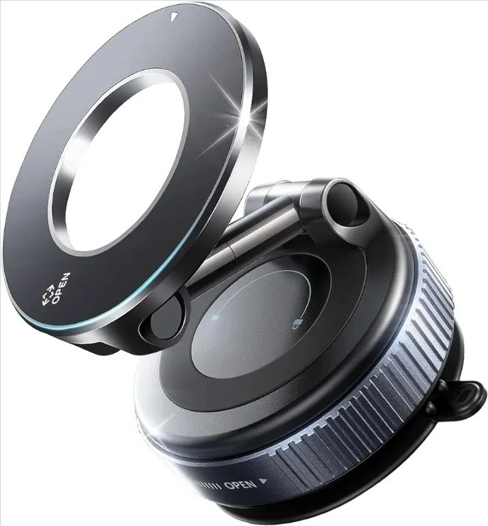 Vacuum Magnetic Phone Holder for Car,Suction Cup Car Phone Mount - photo 2