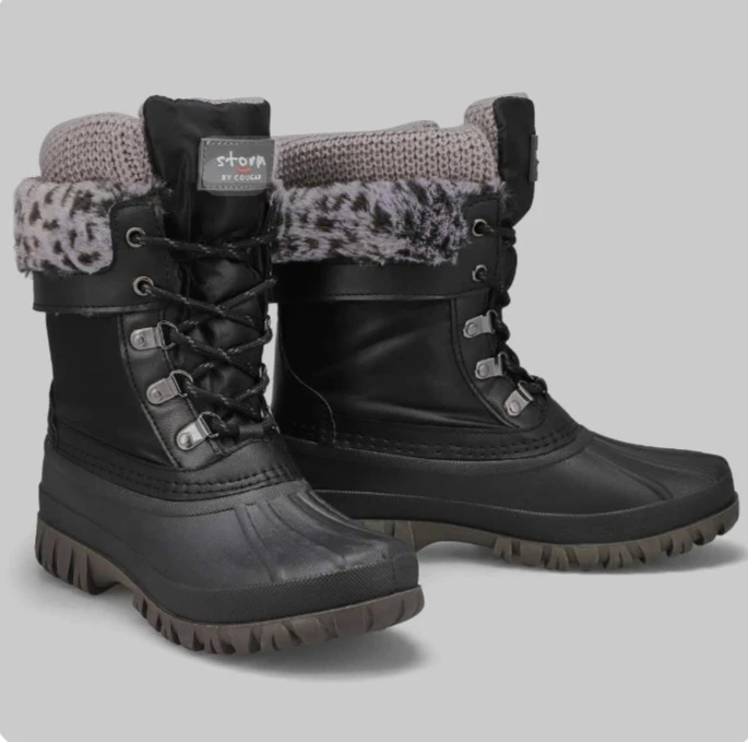 Cougar Storm Black Winter Boots