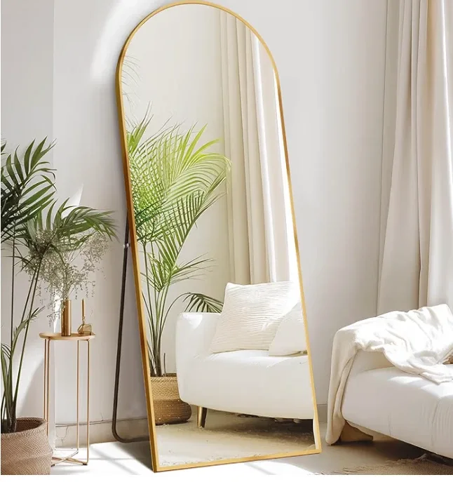Arched Full Length Mirror - Gold Frame image indicator(2)